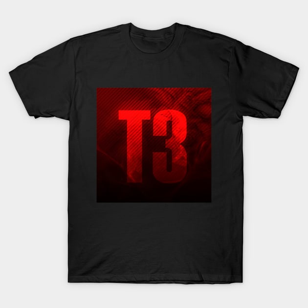 T3 Symbol (True 3ntertainment) T-Shirt by True3ntertainment